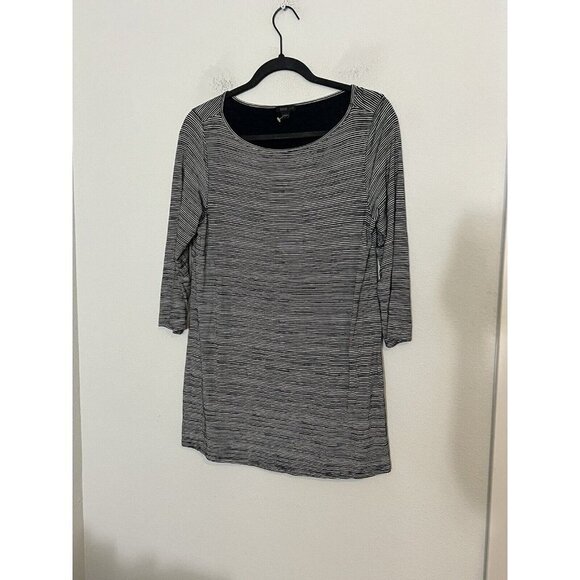 J. JILL Wherever Collection Striped Long Sleeve tunic Top Sz Small - Picture 1 of 13